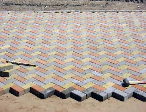 Укладка брусчатки и тротуарной плитки — пример 5