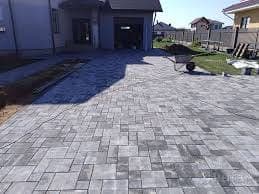 Укладка брусчатки и тротуарной плитки — пример 6