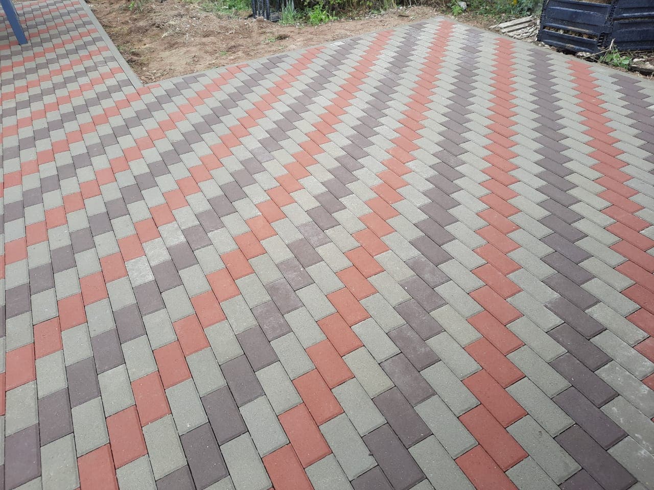 Укладка брусчатки и тротуарной плитки — пример 32