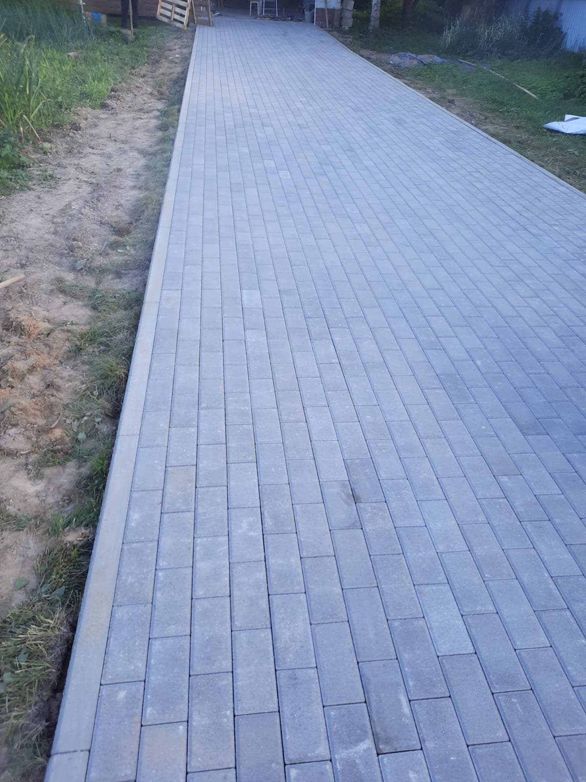 Укладка брусчатки и тротуарной плитки — пример 40